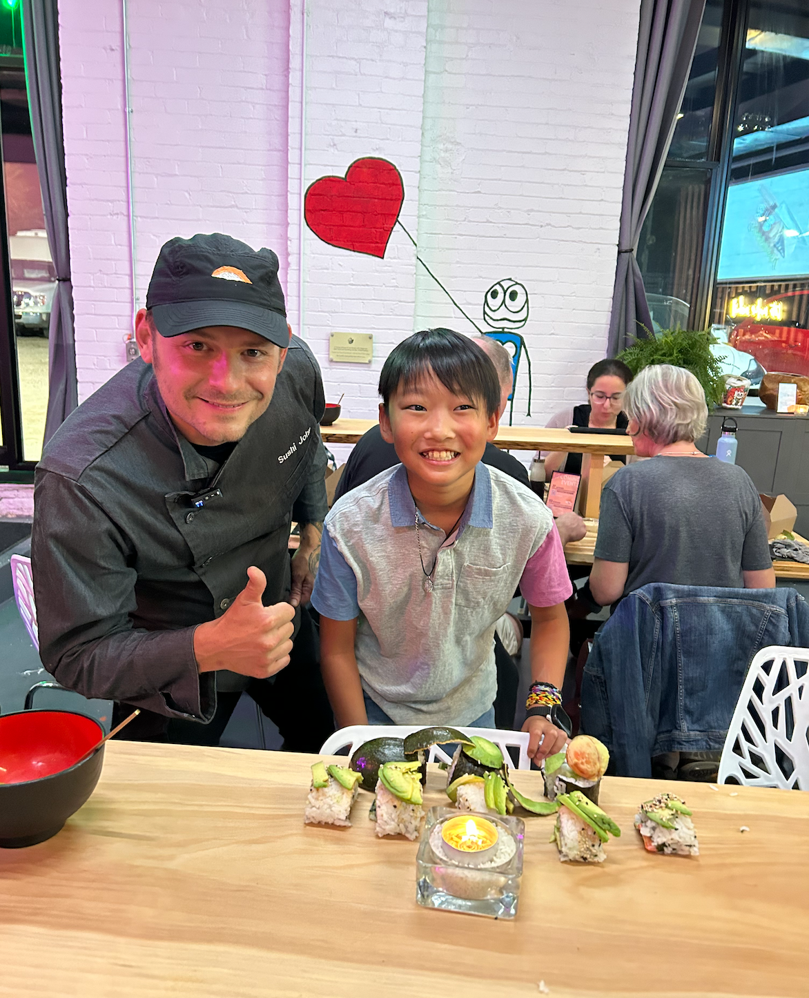 sushi making winner kid