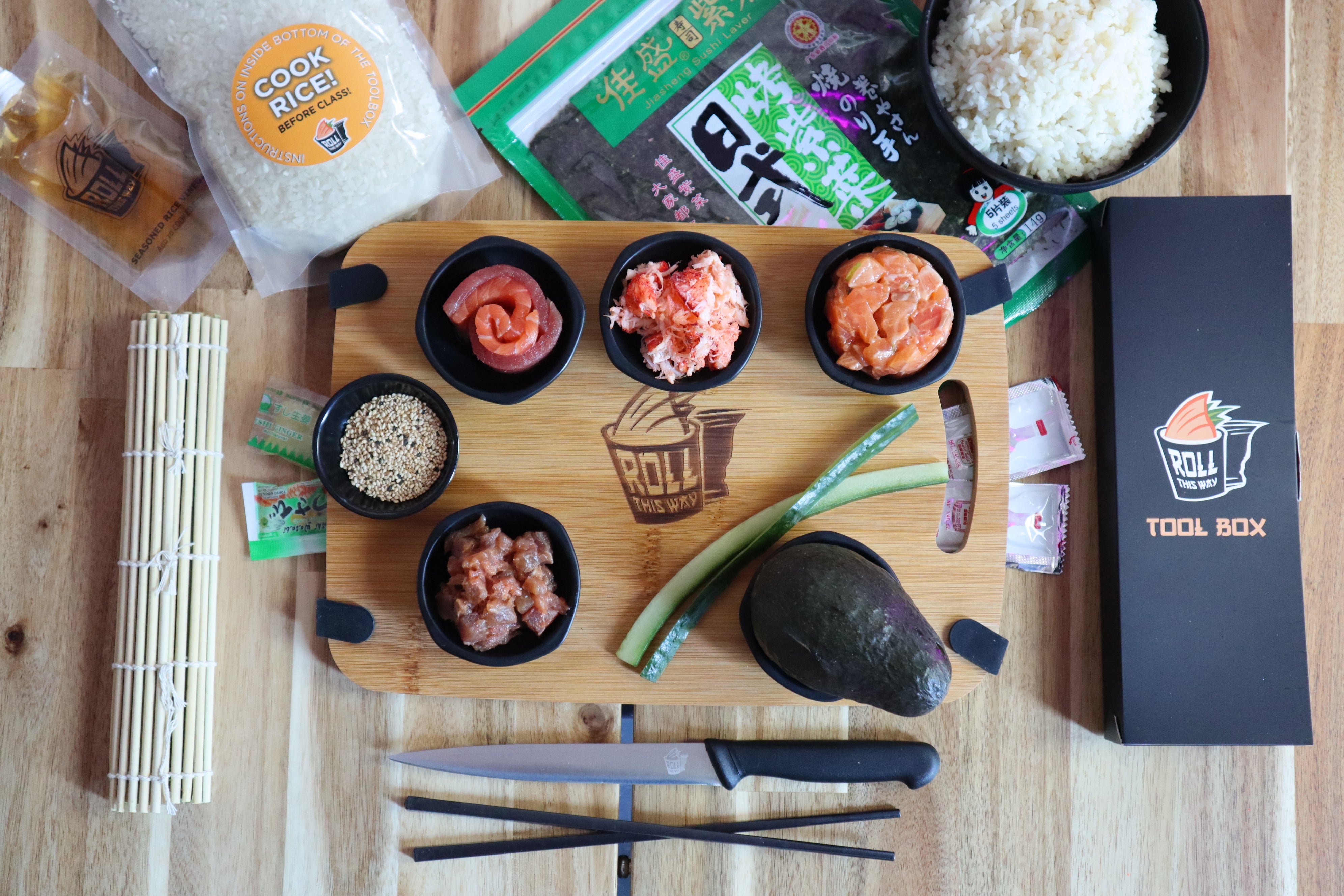 PRE-RECORDED SUSHI MAKING CLASS